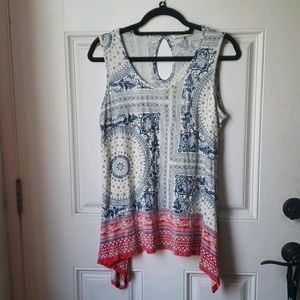 Like New Rose & Olive Blouse